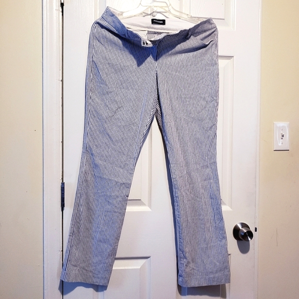 Express Editor Barely Boot Low Rise Sz-10r Blue S… - image 1